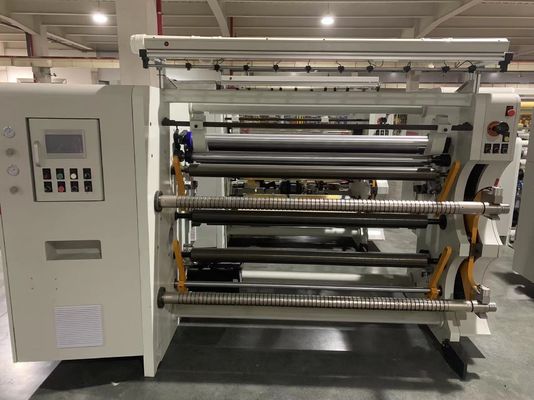 3モーター 薄膜紙ロールスライター アルミホイルリウインダー 切断機 1300mm