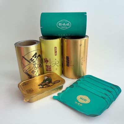 AL PS / PP / PE / PETカップのための熱密封フィルム 簡単に皮を剥がれる飲料パッケージングソリューション